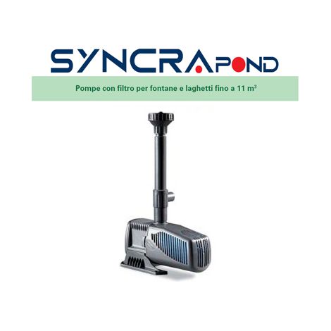 Sicce pompa laghetto syncrapond 0.5 filtrazione giochi 700 litri ora (1/4)