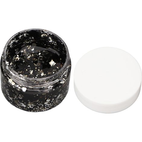 Flacon de 40 ml de colle pailletée pelable pour maquillage du visage et du corps, colle en poudre pailletée, pour festivals, scène et maquillage effets spéciaux de cinéma, colle pailletée, accessoires (1/5)