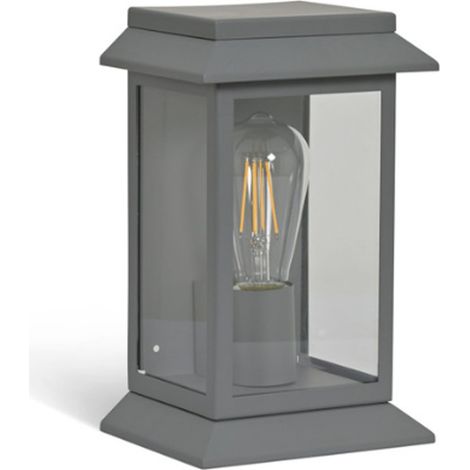 Garden Trading Stourton Garden Wall Light Porch Door Mains Charcoal Grey Steel (1/3)
