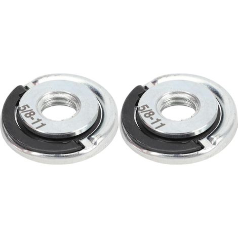 Écrou à Bride pour Meuleuse d'angle, Contre-écrou en Acier allié, Filetage 5 8 11, 45 Mm X 9, 5 Mm pour Meules et Disques de Coupe, Changement Rapide pour les Ateliers de Réparation et les (1/5)