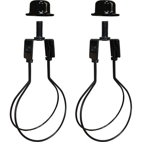 Adaptateur pour abat-jour et ampoule, lot de 2, adaptateur à clipser pour fixer les abat-jour. (1/5)