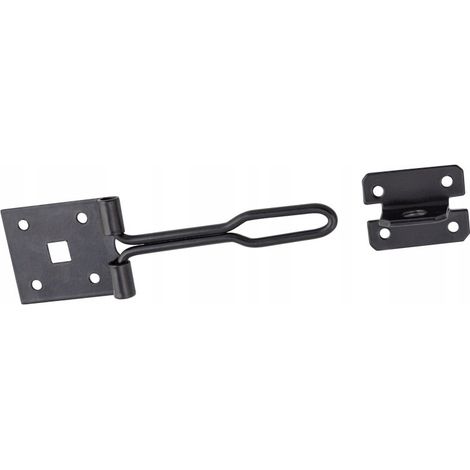 Loquet Porte-Cadenas DMX ZWD, 155 x 45 x 1.4 mm, Acier Métallique, Pour Portail Et Portillon (1/2)