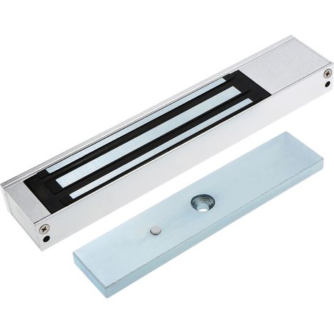 Cerradura electromagnética de una sola puerta de 12 V con fuerza de sujeción de 180 kg (350 lb) para control de acceso.