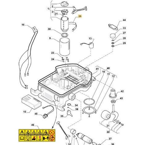 PIASTRA ELASTICA (L30) ORIGINALE STIGA - 112600106/1