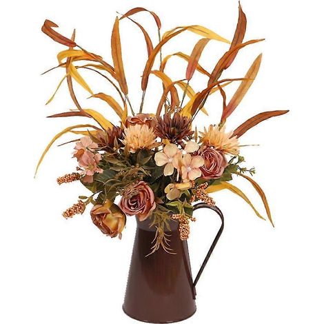 Voici une proposition de titre en français (moins de 190 caractères) :

Plante artificielle feuillage vert en pot métal, décoration idéale pour Thanksgiving, mariage, fête, soirée, intérieur salon (1/4)