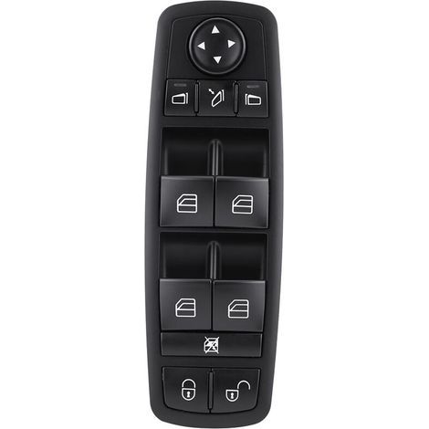 Interrupteur de fenêtre électrique, 1698206710 interrupteur de commande de fenêtre principale d'alimentation électrique interrupteur à bouton poussoir pour Benz W169 classe A W245 classe B (1/5)