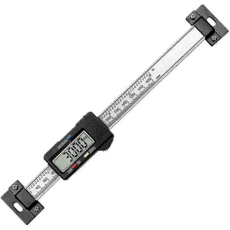 Règle numérique horizontale/verticale en acier inoxydable avec affichage LCD, niveau à bulle électronique, édition 0724 (1/3)