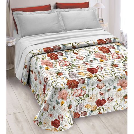 Quilt Trapuntino Piumino Estivo Digitale 100gr/mq Microfibra Garden D5 (1/5)