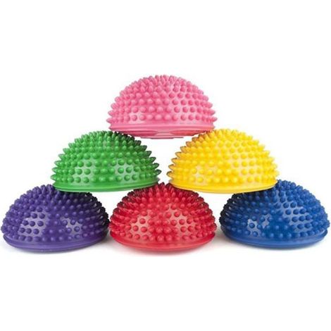 Lot de 6 dalles d'équilibre, exercices de stabilité, tremplin pour enfants à l'intérieur ou à l'extérieur, favorise la coordination et l'équilibre-Fei Yu (1/5)