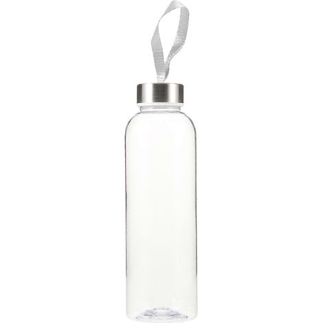 Auslaufsichere, tragbare, transparente und stoßfeste Wasserflasche aus Kunststoff für Outdoor-Sport und Reisen (500 ml) (1/4)