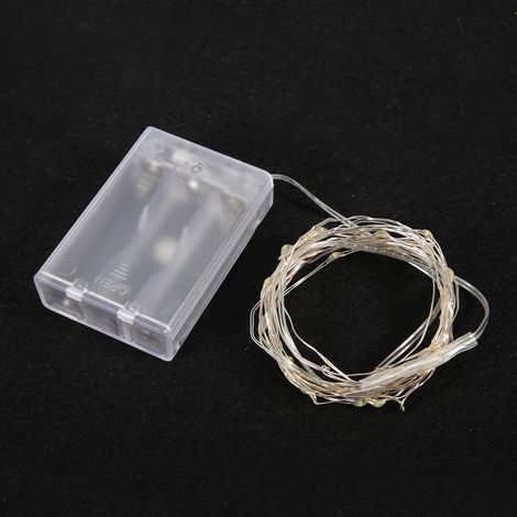 USB-Lichterkette mit LEDs aus Kupferdraht für festliche Dekorationen, Grün, 5 m (1/5)