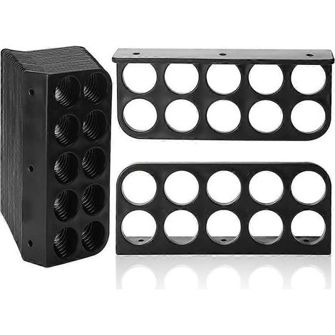 Lot de 20 supports de goulotte de câblessupports de câbles pour goulotte de câbles NMBnoir (1/4)