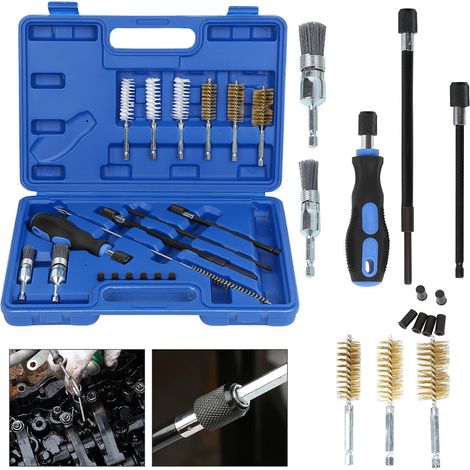 SWANEW 19TLG BOUCHES D'INJECTION SIÈGE OUTIL Nettoyage siège d'injecteur BOUCHES D'INJECTION