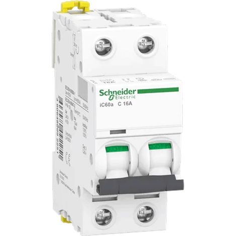 Interruptor magnetotérmico IC60A 2P C 16A 4500A
