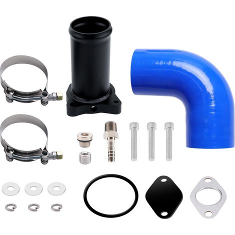 Kit Suppression Vanne EGR 1.9 TDI, EGR Valve Removal 57mm convient pour moteurs ASZ BKC BXE ARL BLT BJB BXF BSW BUK BPX AXC AXB AWX, pour A3 A4 A6 Golf OE 038131501AT 038131501T 038131501AB bleu (1/5)
