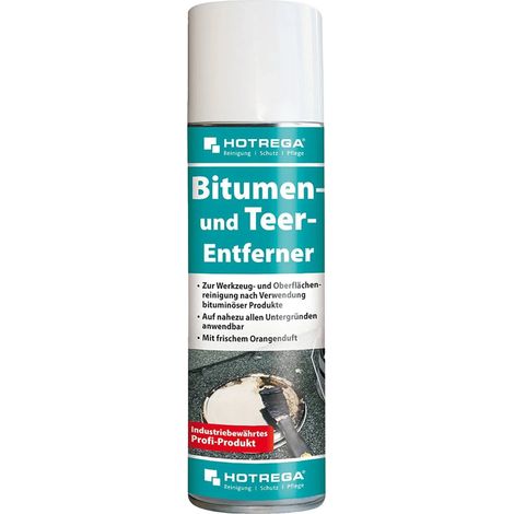 Dissolvant bitume, nettoyant goudron, enlève bitume, spray 300 ml (1/4)