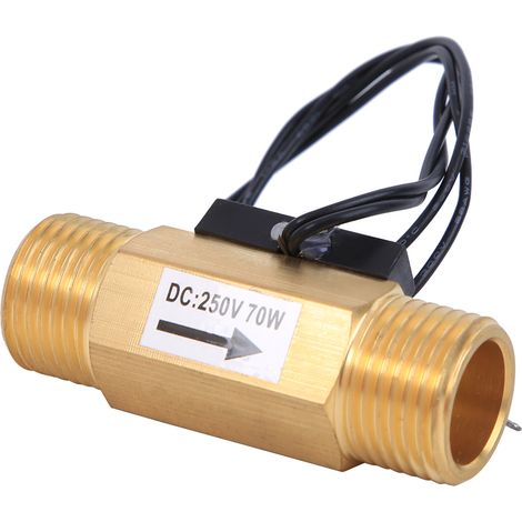 Capteur de débit d'eau avec interface 1/2 pouce, accessoire industriel électromagnétique pour débitmètre (1/5)