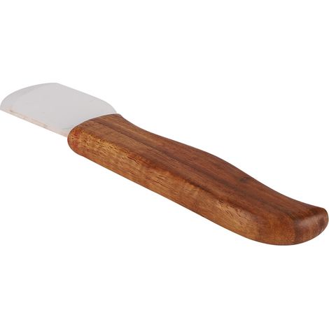 Outil professionnel de sculpture sur cuir pour le bricolage, outil de coupe et d'affûtage à main, lame en céramique blanche incurvée
