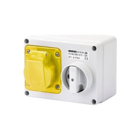 SOC.PR.VE.H.A.F.3P+N+T 32A 110V 4H SBF GEWISS GW66014
