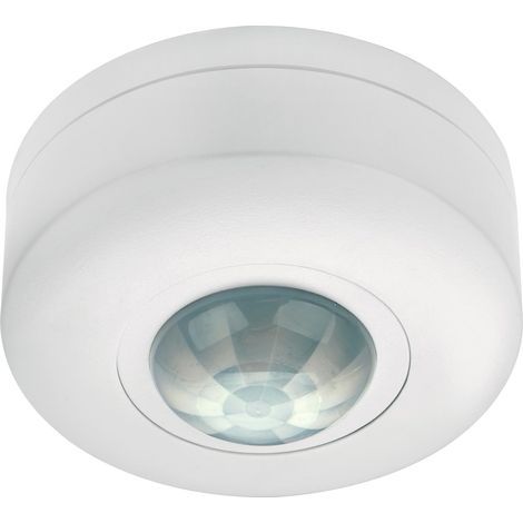 Detector infrarrojo día y noche en aplique de techo IP20, 800 W, 240 V, blanco, 80 (diám) x 42 mm (alt) (1/5)
