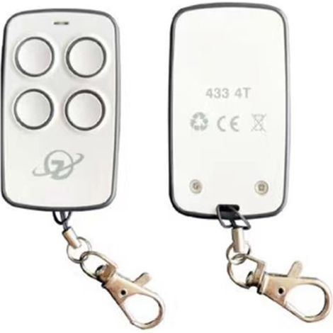 TÉLÉCOMMANDE COMPATIBLE PORTAIL ANTIVOL VOLETS UNIVERSEL 4 TOUCHES 433MHZ 4T (1/2)