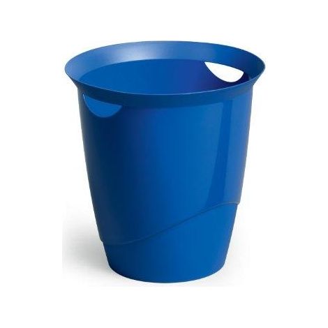 Durable TREND cubo de basura redondo azul 16 litros reciclable