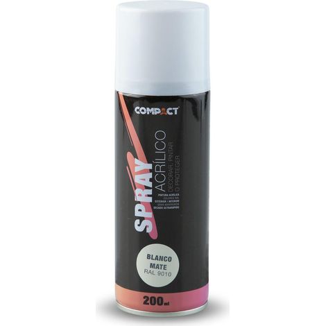 Pintura acrílica spray blanco mate 200ml