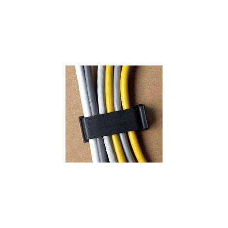 50 clip adesive per cavi, ideali per organizzare i cavi elettrici, i cavi Ethernet e per il sistema di gestione dei cavi di TV e PC - Crezuo