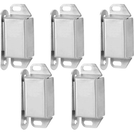 Loquet magnétique pour porte, lot de 5, pour une fermeture robuste (1/5)