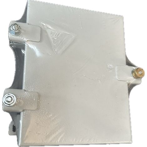 Coffret industriel acier 165x125x95mm à pattes soudées avec couvercle jointé à vis IK10 étanche IP66 1612