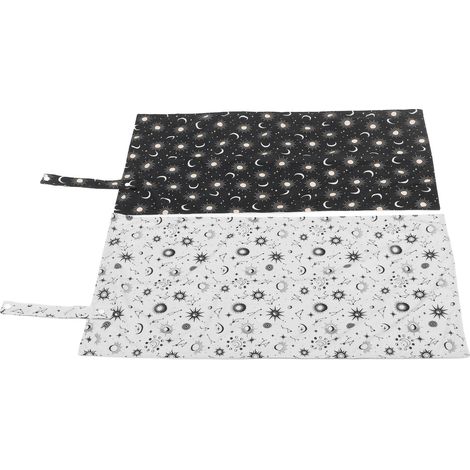 2 alèses imperméables réutilisables lavables pliables pour bébé, protection contre l'humidité, couverture de lit antidérapante pour tout-petit (1/5)