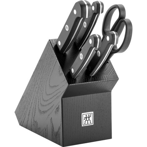 Zwilling Gourmet Set de 4 Cuchillos de Cocina con Bloque Juego de Cuchillos 1026254