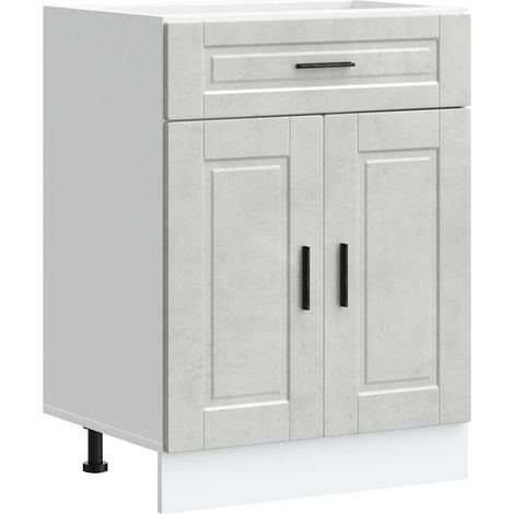 Maison Exclusive - Base da Cucina Porto Grigio Cemento in Legno Multistrato