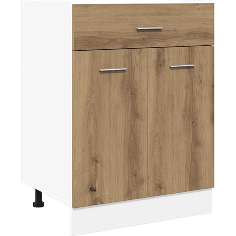 Maison Exclusive - Cassettiera “Lyon” Rovere Artigianale 60x46x81,5 cm
