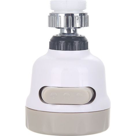 Aireador de grifo de cocina giratorio 360°, adaptador para grifo de fregadero, extensión de grifo, atomizador ahorrador de agua, 3 modos, cabezal de boquilla antisalpicaduras (1/5)