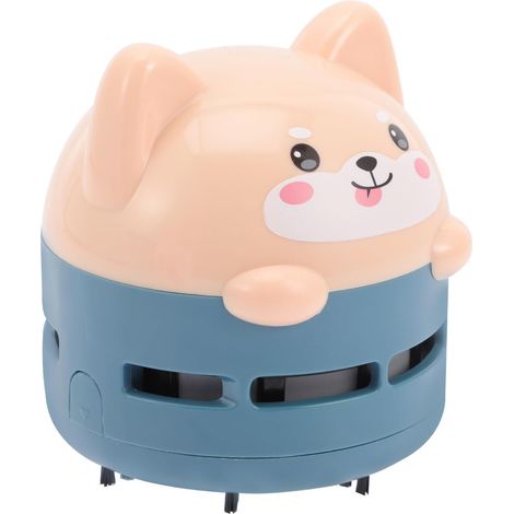 Mini ABS Dust Cleaning Vacuum Cleaner, Cute Cat Shape, Portable Desktop Vacuum Cleaner, Convenient Handheld Vacuum for Car Seats and Computer Keyboards (1/5)