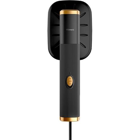 Mini fer à repasser boîtier compact portable en alliage d'aluminium noir 21,6 x - Winnext - 7,2 cm avec prise usb idéal pour les v (1/3)