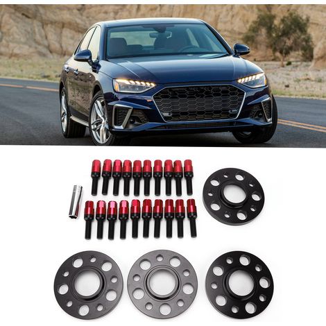 Kit de conversion de voie centrale de roue Audi Q5 SQ5 15 mm (07705-15(4)) (mousse ajoutée pour un envoi ultérieur) Rouge (surpoids) (1/5)