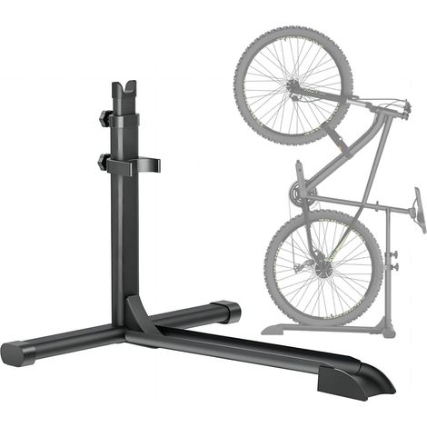 Support vertical pour vélo - Support de sol droit pour le rangement des vélos à l'intérieur - Garages et appartements (une pièce) (1/5)