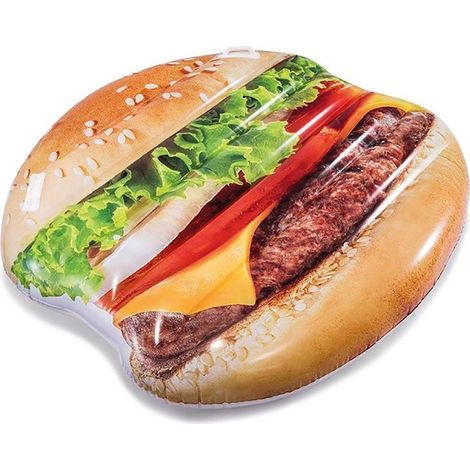 ISOLA GALLEGGIANTE INTEX HAMBURGER 145X142 CM-58780NP (1/8)