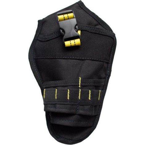 1 Sac Ceinture Porte-Outils, Organisateur Perceuse, Tissu Oxford 600D, Poches Multiples, pour Électricien Mécanicien (1/4)