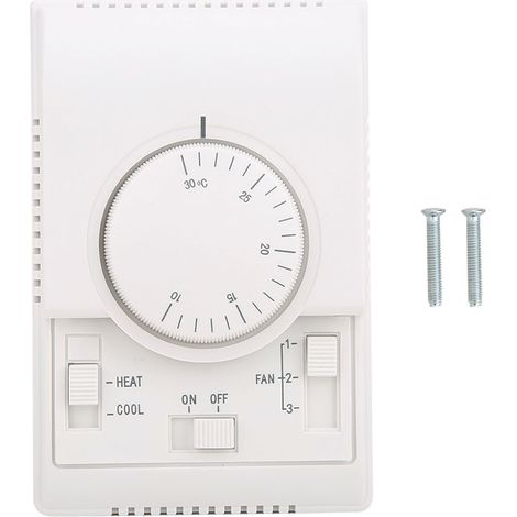 Surface-mounted air conditioner thermostat for mechanical temperature controller 10-30℃ AC220V