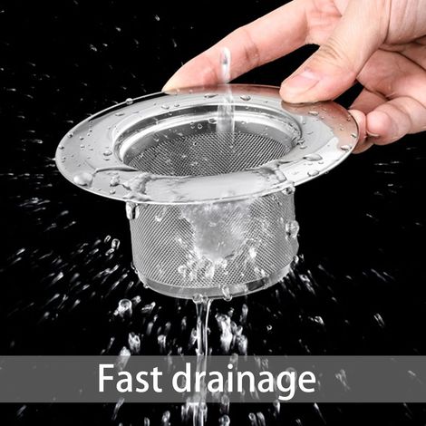 Dreieckiger Abtropfkorb aus Edelstahl für die Küchenspüle, hängender Filterkorb 22x17x8 cm, hängendes Modell (empfohlenes Set ab 17,99 €). (1/5)