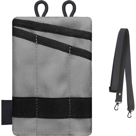 CCYKXA 1 Stück Gürteltaschen, Aufbewahrungstasche für Münzkarten, Sporttasche, Mehrzwecktasche, kleine Werkzeugtasche für Sport, Wandern, Camping, Grau