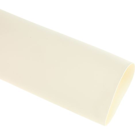 Gaine thermorétractable RS PRO, Dia. 25.4mm Blanc rétreint 2:1, 1.2m ( Prix pour Paquet de 5 )