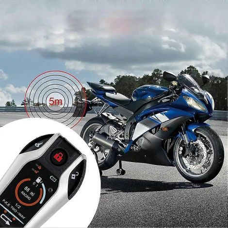 Alarma antirrobo bidireccional para motocicletas con PKE, arranque automático por inducción y función de apagado de llama. Alarmas antirrobo para motocicletas. (1/5)