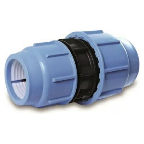 Passaggio in PE 75-63 mm con guarnizione blu PN16