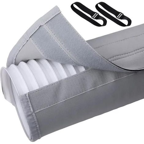 Gaine de protection isolée pour tuyau de climatiseur portable (150 x 50 cm) - Facile à installer (1/5)