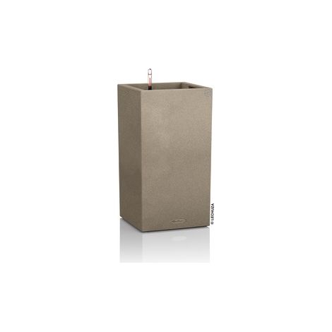LECHUZA® Pflanzgefäße CANTO Stone High 40 Sandbeige All-in-One (1/5)