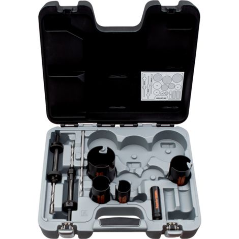 Bahco Superior Multi-Lochsägen-Satz, 22 mm - 67 mm - 9 tlg.